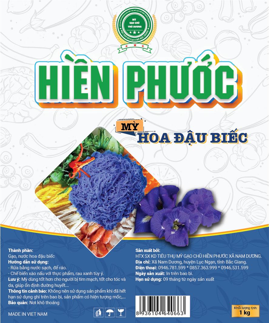 Mỳ Hoa Đậu Biếc